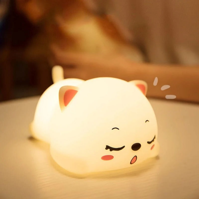 USB Rechargeable Animal Night Light – Soft Glow Bedtime Companion