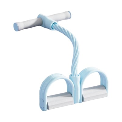 21 Fitness Resistance Bands-4 Tube Pedal Ankle Puller