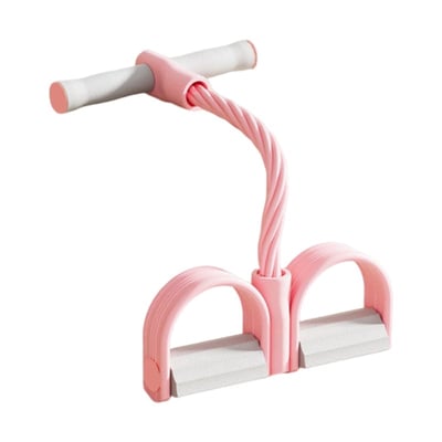 21 Fitness Resistance Bands-4 Tube Pedal Ankle Puller