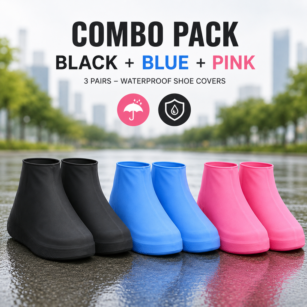 Reusable Waterproof Silicone Shoe Covers